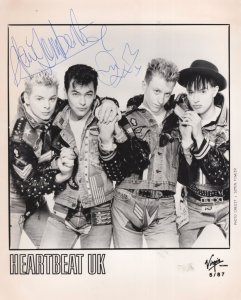 Steve Lambert Roman Holiday Jon Moss Culture Club Hand Signed Photo