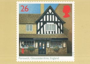 Painswick Gloucester Post Office RMPQ Stamp Rare Postcard