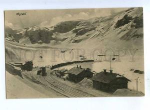 192247 NORWAY Bergen Railway Myrdal station Vintage postcard