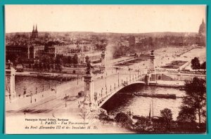 France, Paris - Panorama - Pont Alexandre III Bridge - [FG-481]