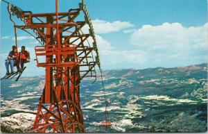 Whiteface Mountain Ski Center NY Adirondacks Ausable River Valley Postcard D96