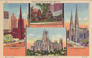 Famous Churches of New York City Curteich