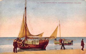 Dutch Fishing Boats Scheveningen Holland Unused 