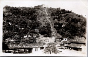 Brazil Santos Monte Serrat Vintage RPPC C005