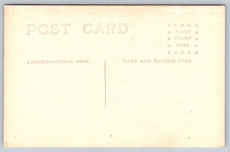 RPPC  Mother With Daughter in Yard  c1910  Postcard