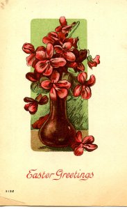 Greeting - Easter. (crease)