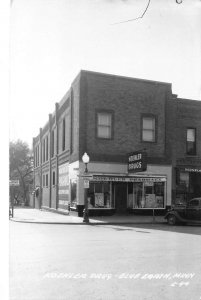 Blue Earth Minnesota Koehler Drug Store Real Photo Vintage Postcard U6755