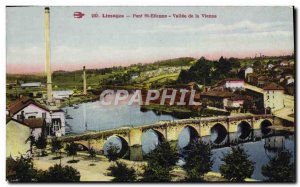 Postcard Old Limeges Pont St Etienne Vallee de la Vienne