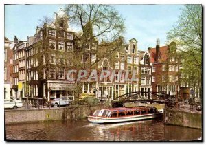 Modern Postcard Holland Amsterdam Singel Brouwersgracht