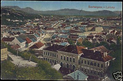 hungary, ESZTERGOM, Látkép, Panorama (1925)