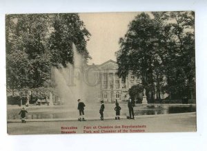 191242 BELGIUM BRUSSELES Chamber of Senators Vintage postcard