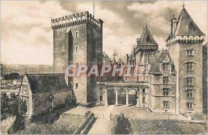 Postcard Modern Pau Chateau Henry IV Dungeon Facade and Entrance