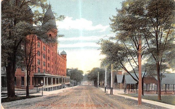 Lower Main Street Clifton Springs, New York