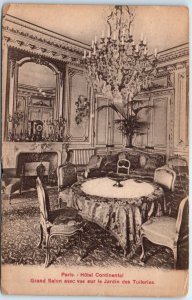 Grand Salon with a view of the Jardin des Tuileries, Hôtel Continental - France