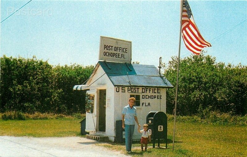 FL, Ochopee, Florida, Smallest Post Office in US, Lot of 2