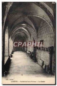 Old Postcard LODEVE Cathedrale Saint Fulcran Le Cloitre