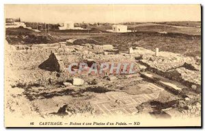 Old Postcard Carthage Ruins of a pool of A Palace