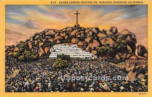 Easter Sunrise Services, Mt Rubidoux - Riverside, CA