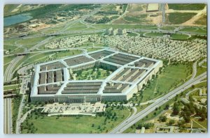 c1960 Arlington Virginia Postcard City Itself Pentagon World War II Peak Center