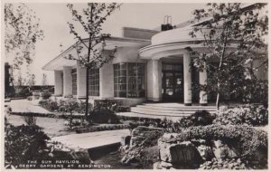 The Sun Pavillion Derry Gardens Kensington Antique Real Photo Postcard