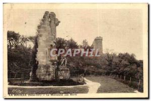 Old Postcard La Bouille The War Memorial