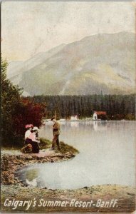 Banff Alberta Calgary Summer Resort Macfarlane 0434 Postcard G40