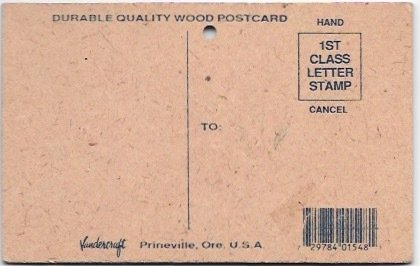 US Wooden post card, Branson, Mo.  You might be a 'red neck'.  Mint