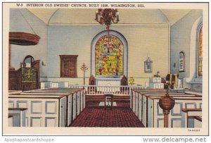 Delaware Wilmington Interior Old Swedes' Church Curteich