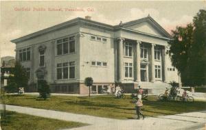 C-1910 Garfield Public School Pasadena California Newman Postcard 1620