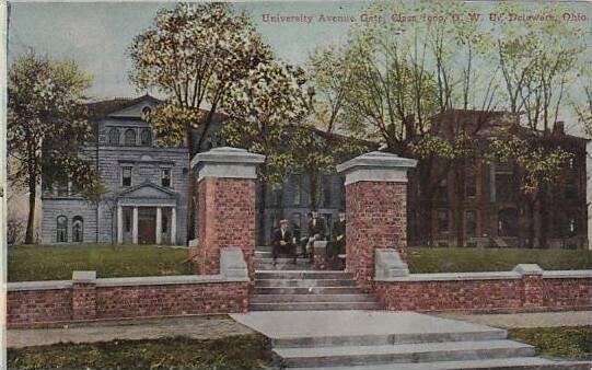 Ohio Delaware University Avenue Gate Class I O O G O W U 1911