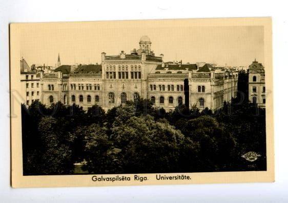 172379 LATVIA RIGA University Vintage photo postcard