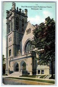 1912 Reid Memorial United Presbyterian Church Richmond Indiana IN Postcard