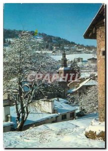 Modern Postcard Saint Gervais Haute Savoie The slopes of Bettez from the Chateau