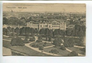 443445 Estonia 1924 year Tallinn Baltic station Vintage postcard