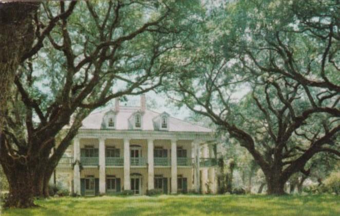 Lousiana Vacherie Oak Alley Plantation 1958