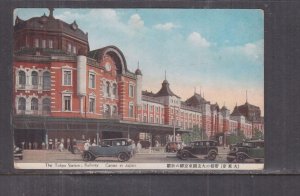 JAPAN, TOKYO RAILWAY STATION, c1930 ppc., unused.