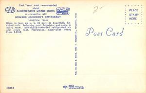 Longview Texas Howard Johnsons Restaurant Vintage Postcard K57017