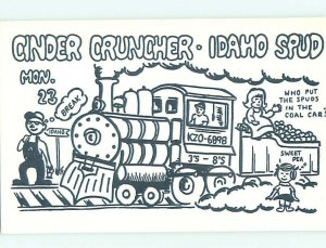 Pre-1980 RADIO CARD - Idaho Falls & Nampa & Meridian & Boise ID AH2847