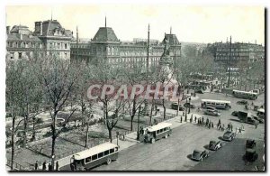 Old Postcard Paris Place de la Republique