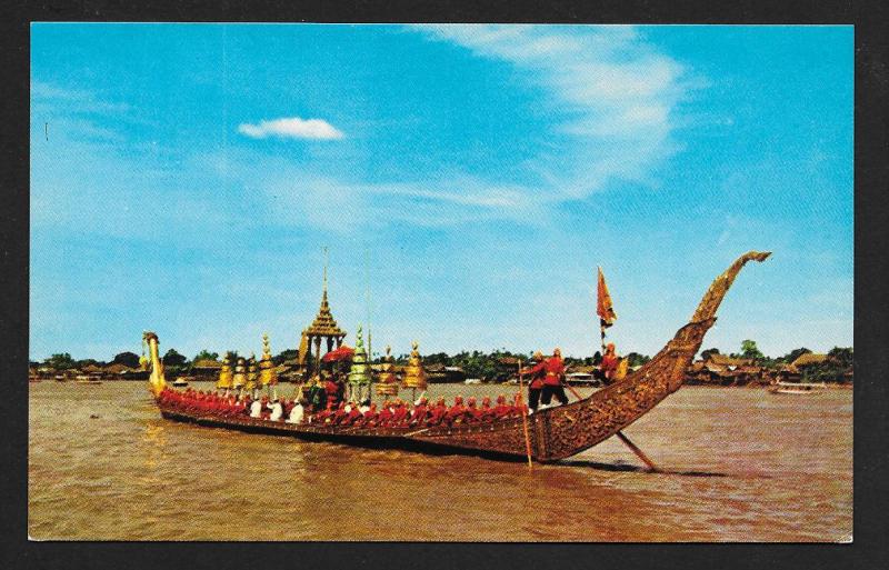 Suwanna-Hongse Barge Bangkok Thailand unused c1950's