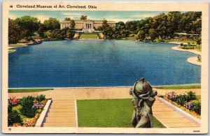 Cleveland Ohio OH, Museum of Art, Garden, Night Passing Earth to Day, Postcard