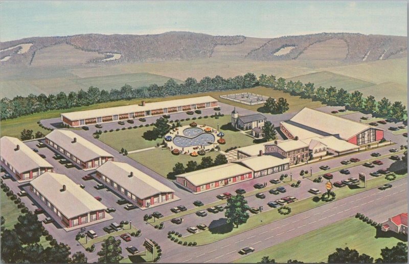 Postcard Downingtown Motor Inn Downingtown PA