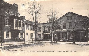 North East Corner Public Square Greencastle, Pennsylvania PA  