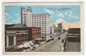 Grand Avenue Oklahoma City 1920c postcard