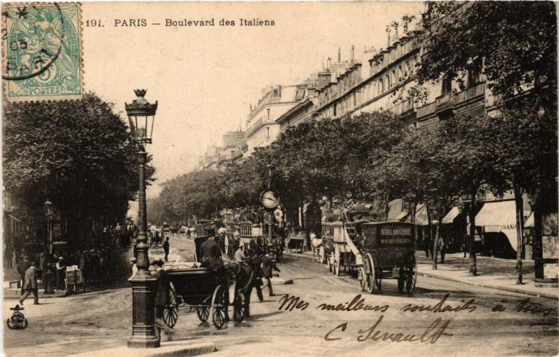 CPA Paris 9e - Boulevard des Italiens (273793)