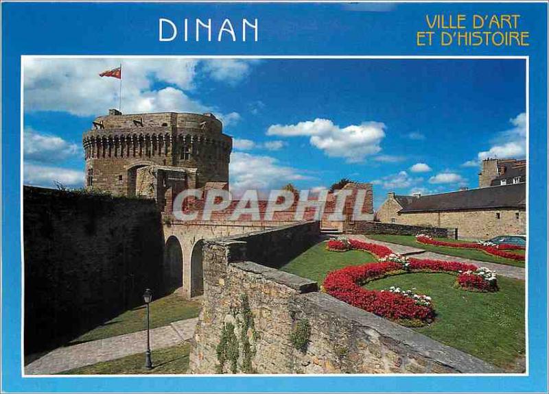 Modern Postcard Dinan Cotes d'Armor Le Chateau