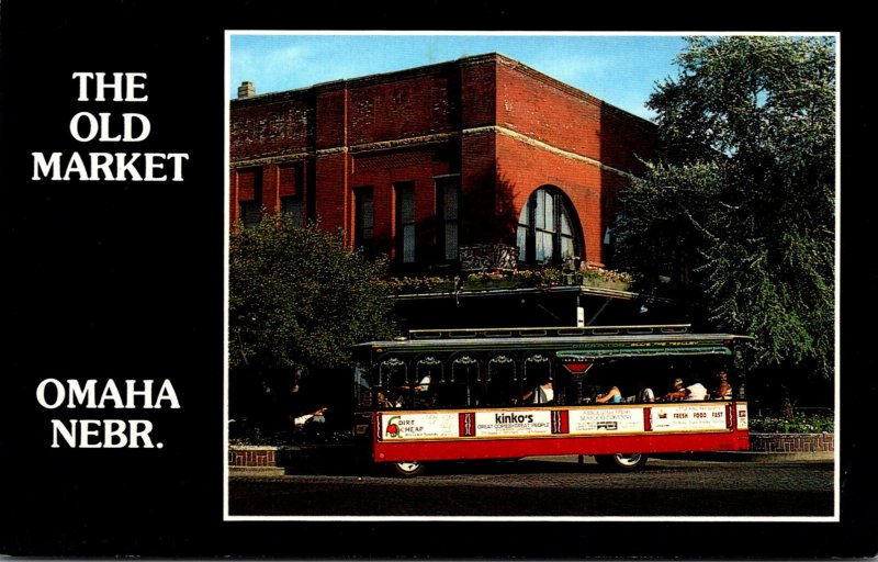 Nebraska Omaha The Old Market and Trolley 11th & Howard