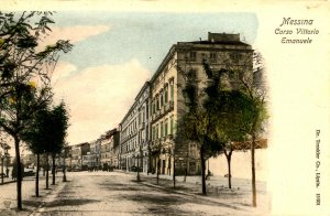 Italy - Messina. Corso Vittorio Emanuele