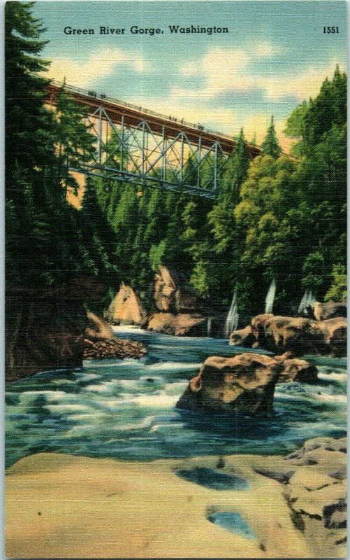 Bridge over Green River Gorge Washington