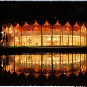 c1970s Tempe, AZ Night Grady Gammage Memorial Auditorium University 4x6 PC M13